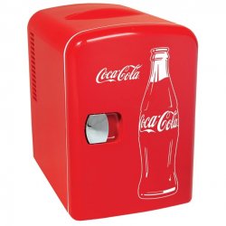 Classic Coca Cola 4 Liter/6 Can Portable Fridge/Mini Cooler