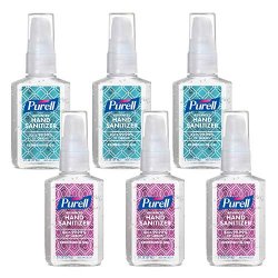 Purell Advanced Hand Sanitizer Refreshing Gel Metallic Clean 2oz (6 pack)