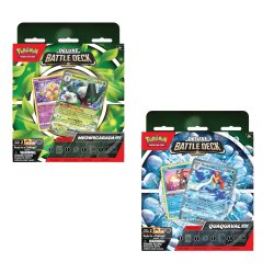 Pokémon TCG Quaquaval ex & Meowscarada ex Deluxe Battle Deck (Set of 2)