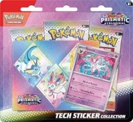 Pokémon TCG Prismatic Evolutions Tech Sticker Collection