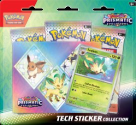 Pokémon TCG Prismatic Evolutions Tech Sticker Collection