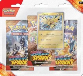 Pokémon TCG Scarlet & Violet—Surging Sparks Three-Booster Blister