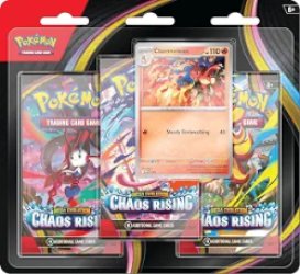 Pokémon TCG Chaos Rising 3-Pack Blister