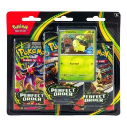 Pokémon TCG Mega Evolution—Perfect Order 3-Pack Blister