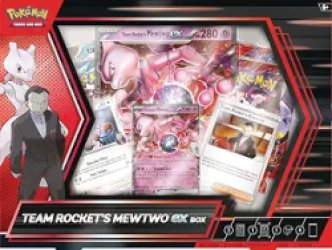 Pokémon TCG Team Rocket's Mewtwo ex Box