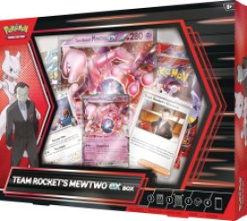 Pokémon TCG Team Rocket's Mewtwo ex Box