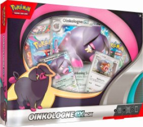 Pokemon Scarlet & Violet Oinkologne ex Box (4 Booster Packs, 2 Foil Promos, Oversize Card & More!)