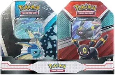 Pokémon TCG Vaporeon & Umbreon Tin Bundle