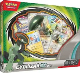 Pokémon TCG: Cyclizar ex Box - 4 Packs, Promo Cards