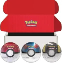 Pokémon TCG Ball Tin 3-Pack Bundle 2024 Amazon Exclusive