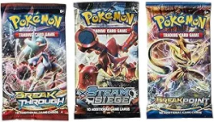 Pokémon TCG 3 Booster Packs, 30 Cards Total, 100% Authentic, Random Rares & Holofoils, 3 Blister Packs
