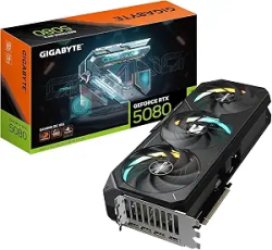 GIGABYTE AORUS GeForce RTX 5080 Master 16G Graphics Card, WINDFORCE Cooling System, 16GB 256-bit GDDR7, GV-N5080AORUS M-16GD Video Card