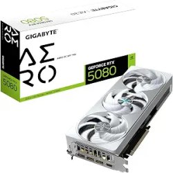 Gigabyte NVIDIA GeForce RTX 5080 16GB GDDR7 Graphic Card GVN5080AEROOC16GD