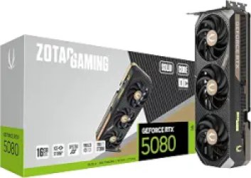 ZOTAC SOLID CORE OC GeForce RTX 5080 16GB 256-Bit GDDR7 DLSS 4.0 PCI Express 5.0 x16 Graphics Card ZT-B50800J2-10P