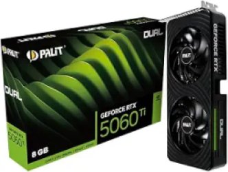 Palit GeForce RTX 5060 Ti Dual (8GB GDDR7/PCI Express 5.0/2572MHz/28000MHz)