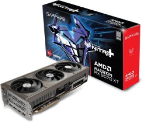 SAPPHIRE NITRO+ Radeon RX 9070 XT 16GB GDDR6 PCI Express 5.0 x16 ATX Graphics Card 11348-01-20G