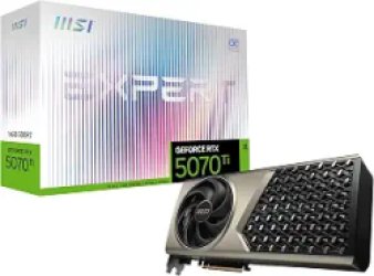 MSI GeForce RTX 5070 Ti 16G INSPIRE 3X OC PLUS Graphics Card, 16GB GDDR7, DPx3, HDMIx1, DLSS 4