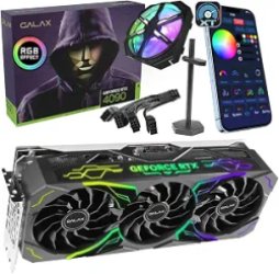 GALAX GeForce RTX 4090 SG (1-Click OC Feature), Xtreme Tuner App Control, 24GB, GDDR6X, 384-bit, DP*3/HDMI 2.1/DLSS 3/Gaming Graphics Card (with Graphics Card Brace Support)