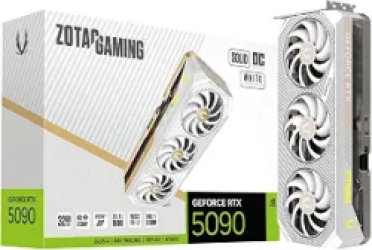 ZOTAC SOLID OC White Edition GeForce RTX 5090 32GB 512-Bit GDDR7 PCI Express 5.0 x16 DLSS 4.0 Graphics Card ZT-B50900Q-10P SOLID OC White Edition