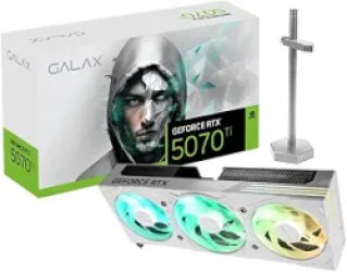 GALAX GeForce RTX 5070 Ti EX Gamer 1-Click OC White 16GB GDDR7 256-Bit DLSS 4 Graphics Card