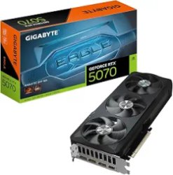GIGABYTE GeForce RTX 5070 Eagle OC SFF 12G Graphics Card, 12GB 192-bit GDDR7, PCIe 5.0, WINDFORCE Cooling System, GV-N5070EAGLE OC-12GD Video Card