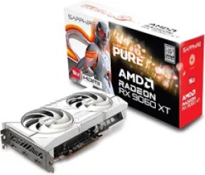 XFX Swift AMD Radeon RX 9060 XT OC Gaming Edition with 8GB GDDR6 HDMI 2xDP, RDNA 4 RX-96TSW8GBA, Graphics Card, Compatible with Desktop PCs