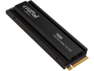 Crucial T500 1TB PCIe Gen4 NVMe SSD with Heatsink