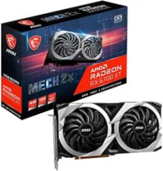 msi Gaming Radeon RX 6700 XT 192-bit 12GB GDDR6 DP/HDMI Dual Torx 3.0 Fans FreeSync DirectX 12 VR Ready OC Graphics Card (RX 6700 XT MECH 2X 12G OC)